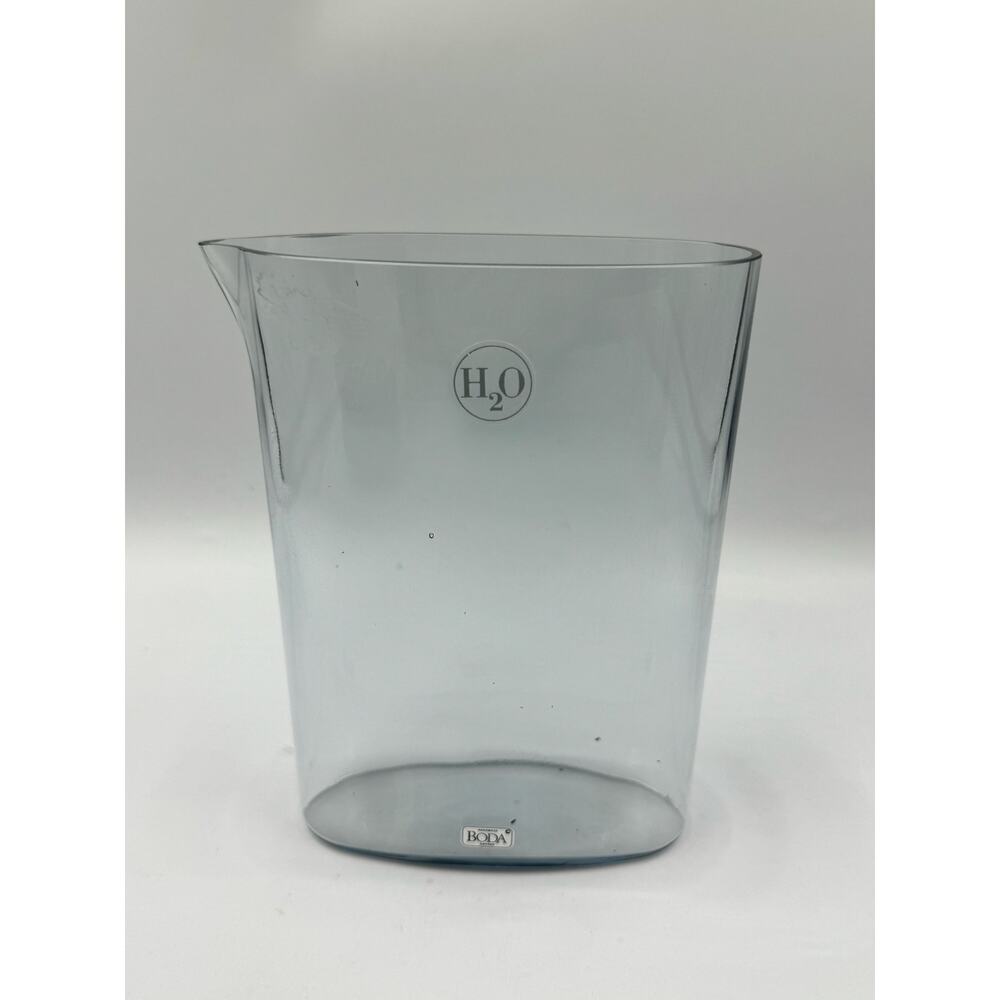 Boda Made in Sweden H2O Clear Glass Pitcher NWT Handmade